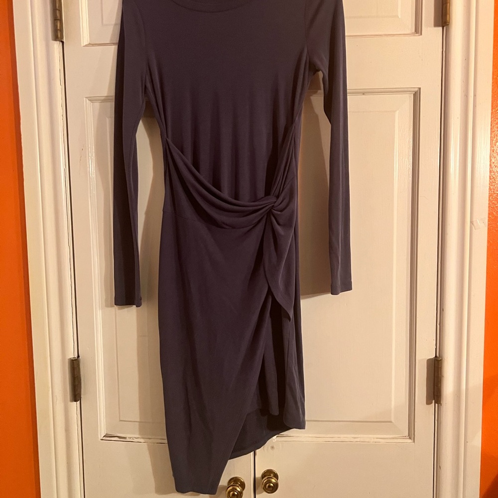 Elegant Black Long-Sleeve Dress